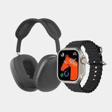 RELOJ P9 ULTRA SMARTWATCH GRIS 2 CORREAS