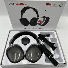 RELOJ P9 ULTRA SMARTWATCH GRIS 2 CORREAS